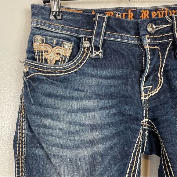 Rock Revival Sorrel Capri Jeans Size 24 - Picture 3 of 9